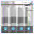 Shower Curtain With 3M Treatment Aqua 72X72"