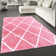 Curtavious Geometric Shag Area Rug