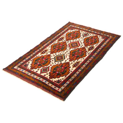 Tapis crème Teimani 3 pi 11 po x 6 pi 9 po