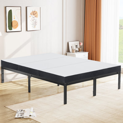Lutherville 4inch Tri-fold Foam Mattress With No, Under Bed Storage, Comfortable Sleep Solution, Suitable For Apartment
