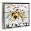 Art automnal sur toile, marché d'automne par Creatif Belle