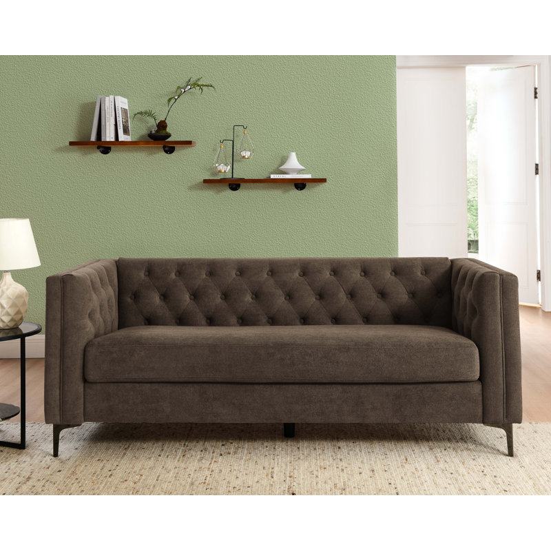 Canapé Devonaire, Mélange de polyester brun