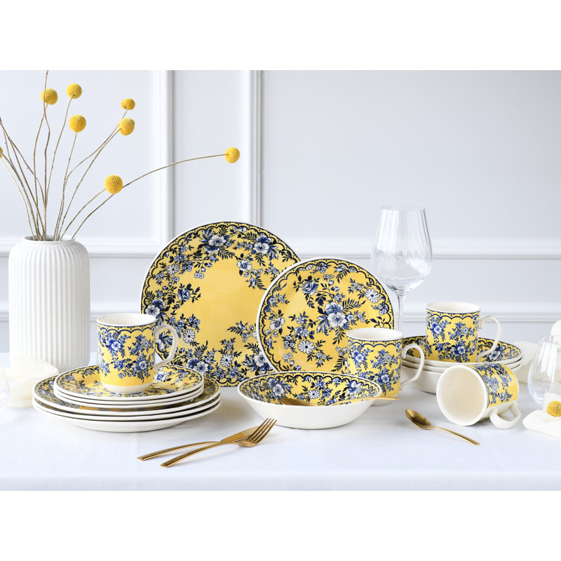 16 Piece Dinnerware Set, Service for 4