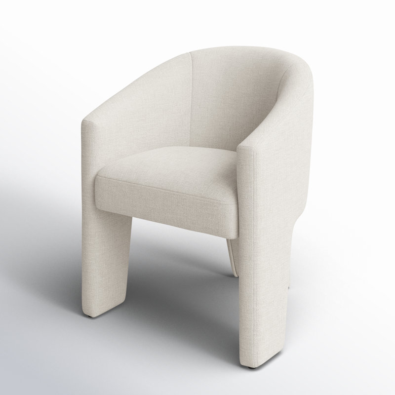 Chaise rembourrée Edenton, Lin Performance Effie