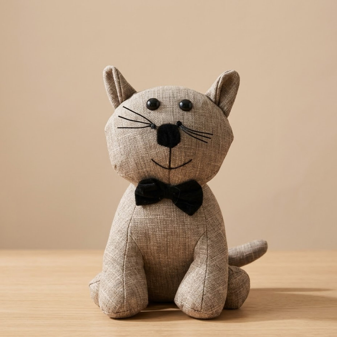 Fabric Cat Doorstop