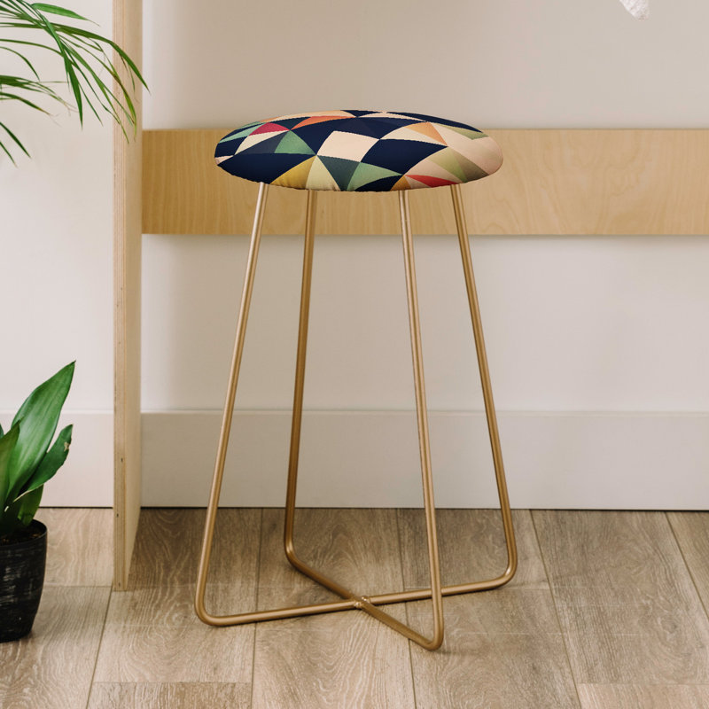 Tabouret 25" à barreaux tessellate