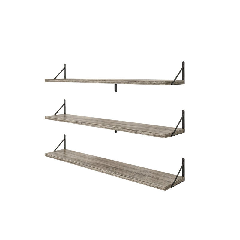 6cm H x 100cm W Bookcase, Grey