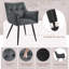Mbolu 46.5cm H Velvet Upholstered Armchair-1587020285