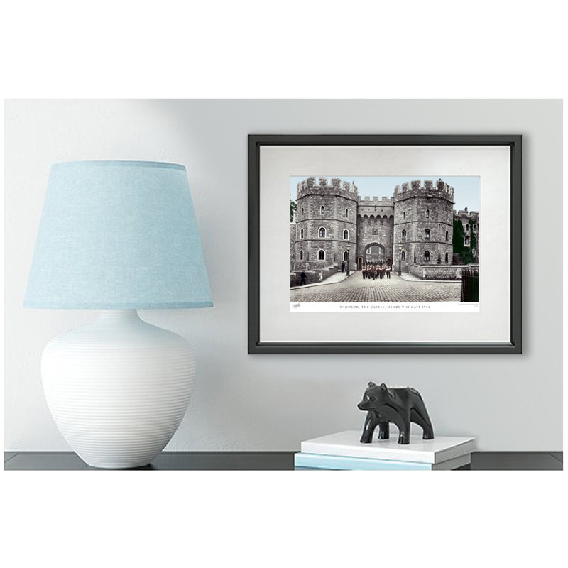 Windsor, The Castle, Henry VIII Gate 1914 by Francis Frith - Single Picture Frame Print, 60cm H x 80cm W x 2.3cm D