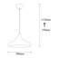 Luminaire suspendu géométrique à 1 lumière Excalibur-1188614079