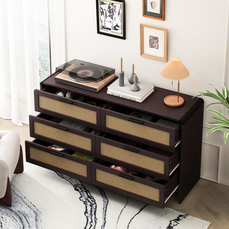 Armoire 6, coin en forme d'arc pour la salle de bricolage 6, rangement pour panier à linge, Reddish Brown/Natural