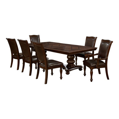Calie 7-Piece Extendable Dining Table Set