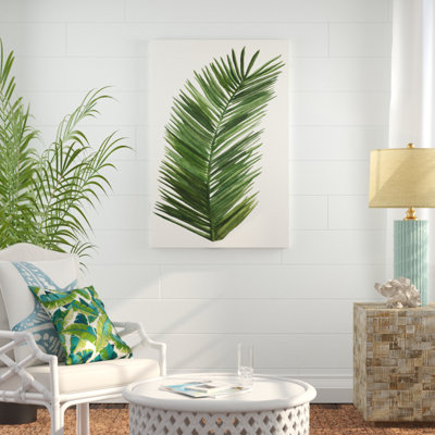 «Tropical Breeze Leaves V», peinture sur toile