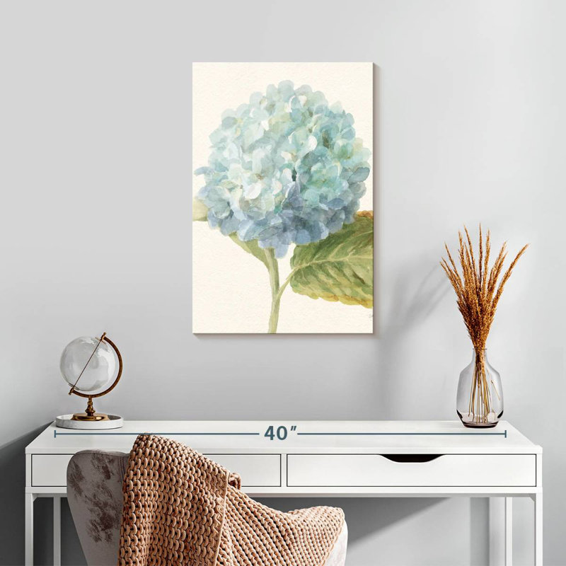 Harnek Floursack Florals Blue Hydrangea, 24" H x 16" W