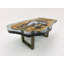 Table basse en époxy gris