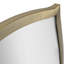 Cassara Arched Vanity Mirror - Brushed Brass, 38 In. H X 24 In. W X 0.75 In. D