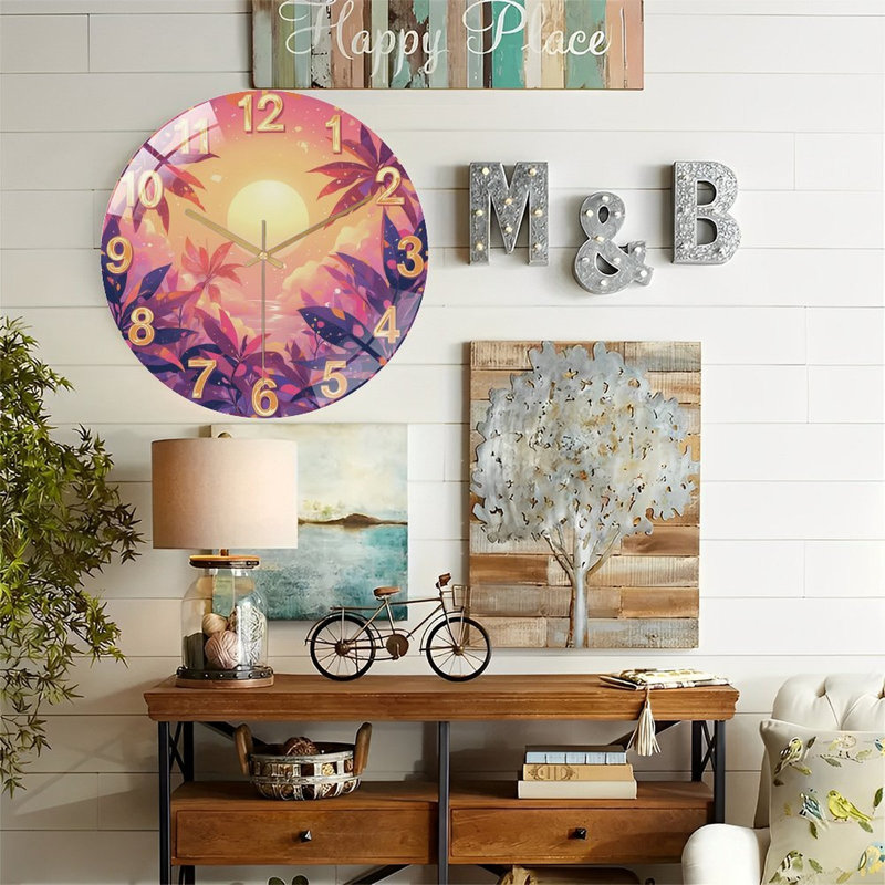 Horloge murale 12 po