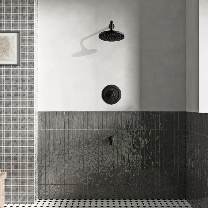 Complete Shower System with Rough in-Valve