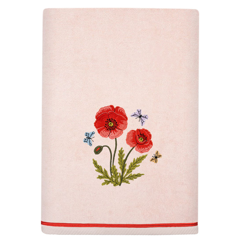 Midweight Bath Towel, Blush