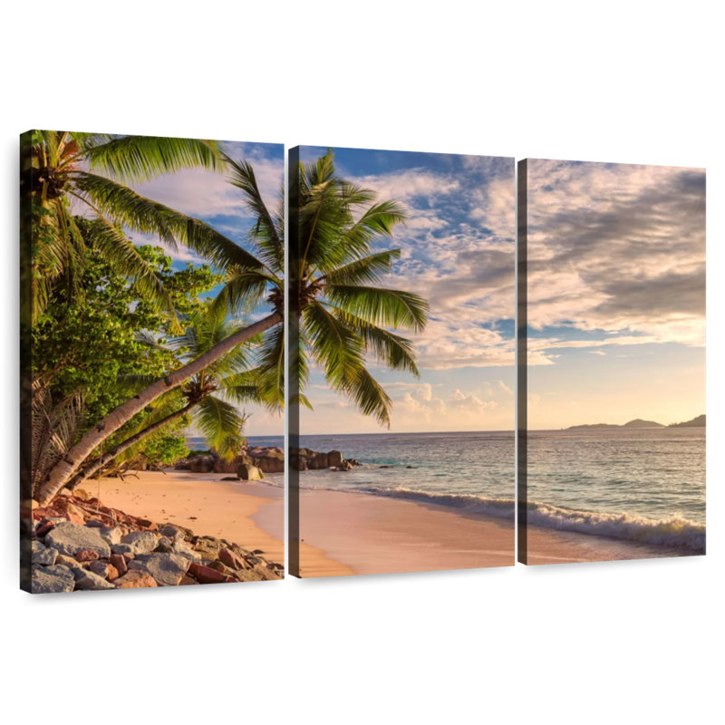 Gillard Golden Sunset Palms, H 48 po x l 74 po