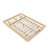 Solid Bamboo Platform Bed Frame with Support Slats-125069616-125069617