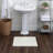 Kalb Solid Cotton Non Slip Machine Washable Bath Rug-1756030119-1756030114