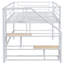 Lit mezzanine moyen avec escalier de rangement, lit simple-85785867
