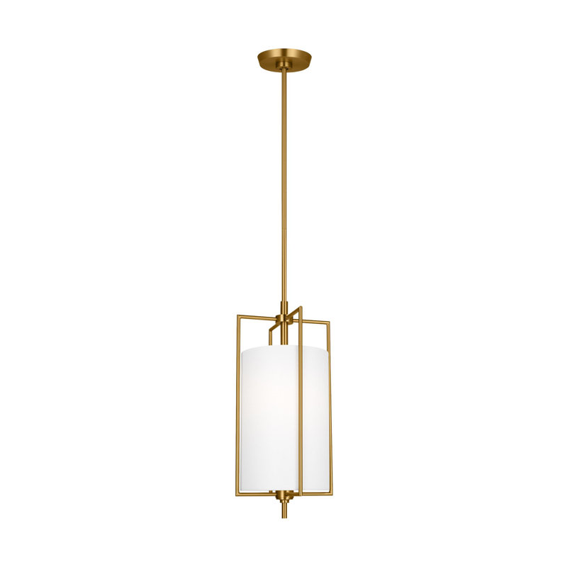 Perno 4 - Light Pendant, Burnished Brass, 21.25" H x 9.5" W x 9.5" D