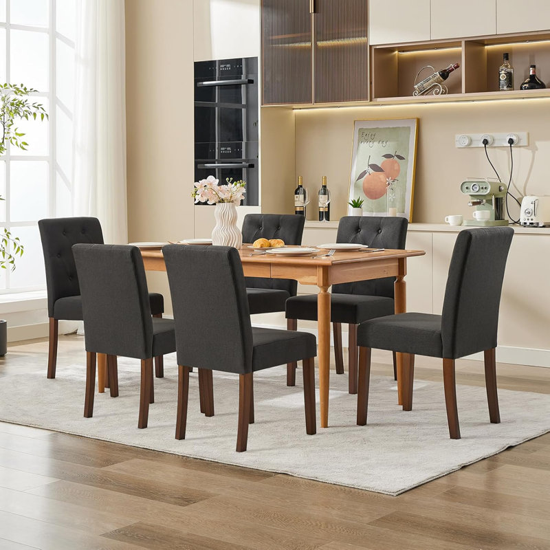 Upholstered Accent Chair, Black