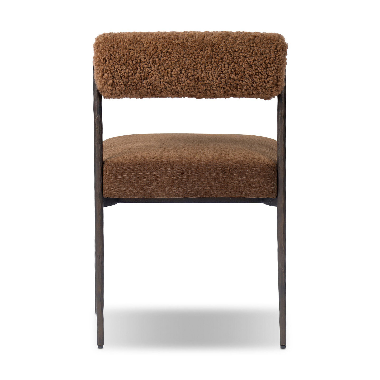 Kalista Metal Dining Chair-Laughlin Ochre, Laughlin Ochre