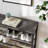 5 Tier 25 Pair 39.4" W Shoe Rack Storage-1058130642-873185056