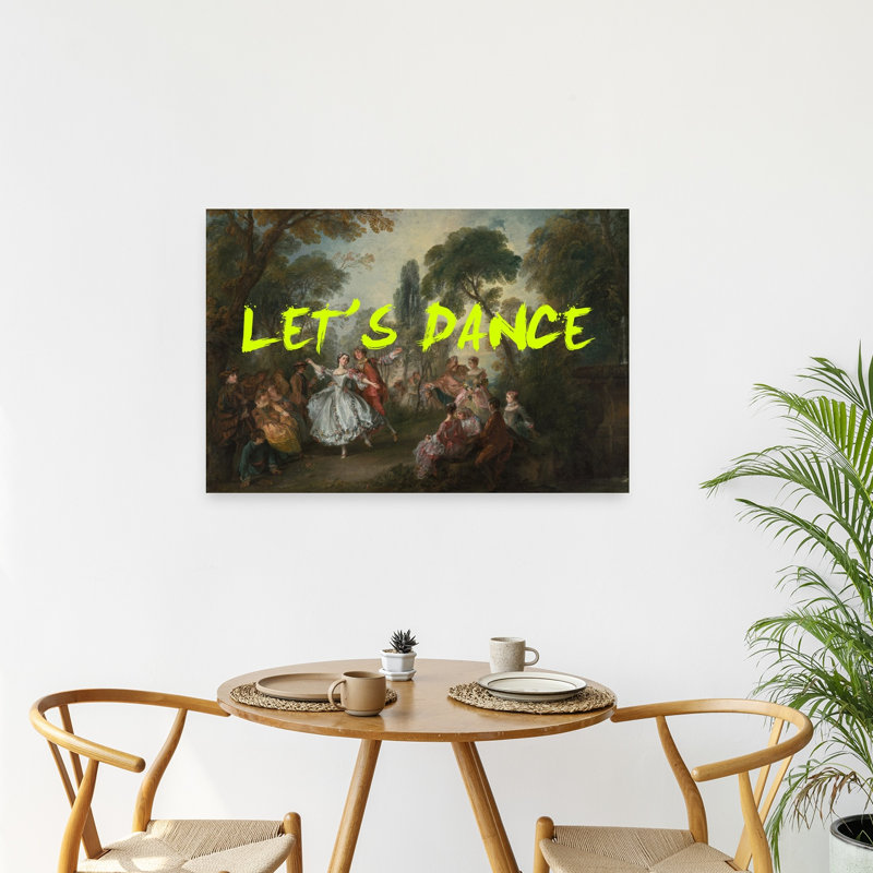 Let'S Dance Garden Party Classic Elegant Modern Wall Art Print by Talitha McQueen - Print, 60.96cm H x 91.44cm W
