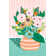 Bright Painty Flowers - Wrapped Canvas Painting