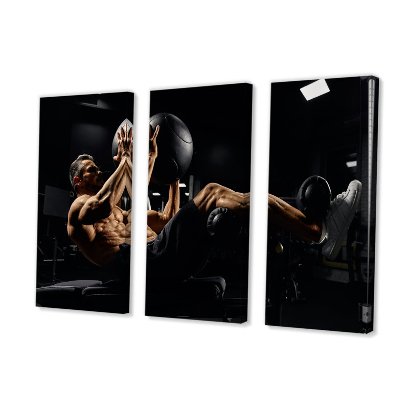 Ensemble de salle de bain Gym Body In Action - Aérobie et musculation, H 28 po x l 36 po x P 1 po