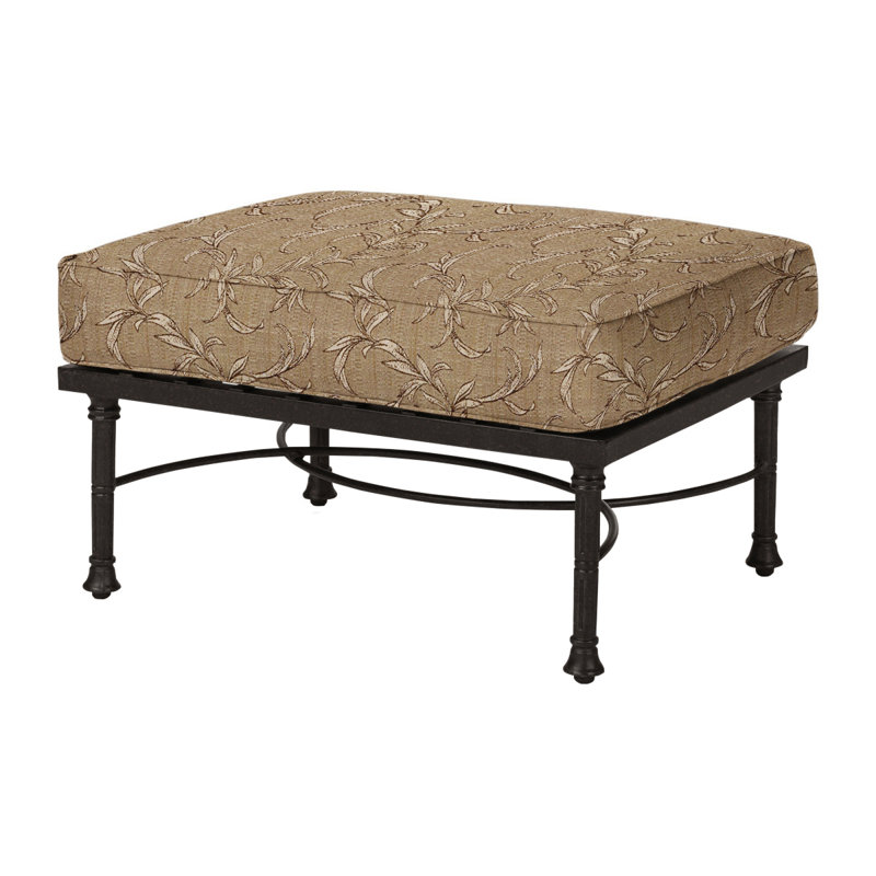 Florence Sectional Ottoman with Cushion, Bessemer, Desert Bronze