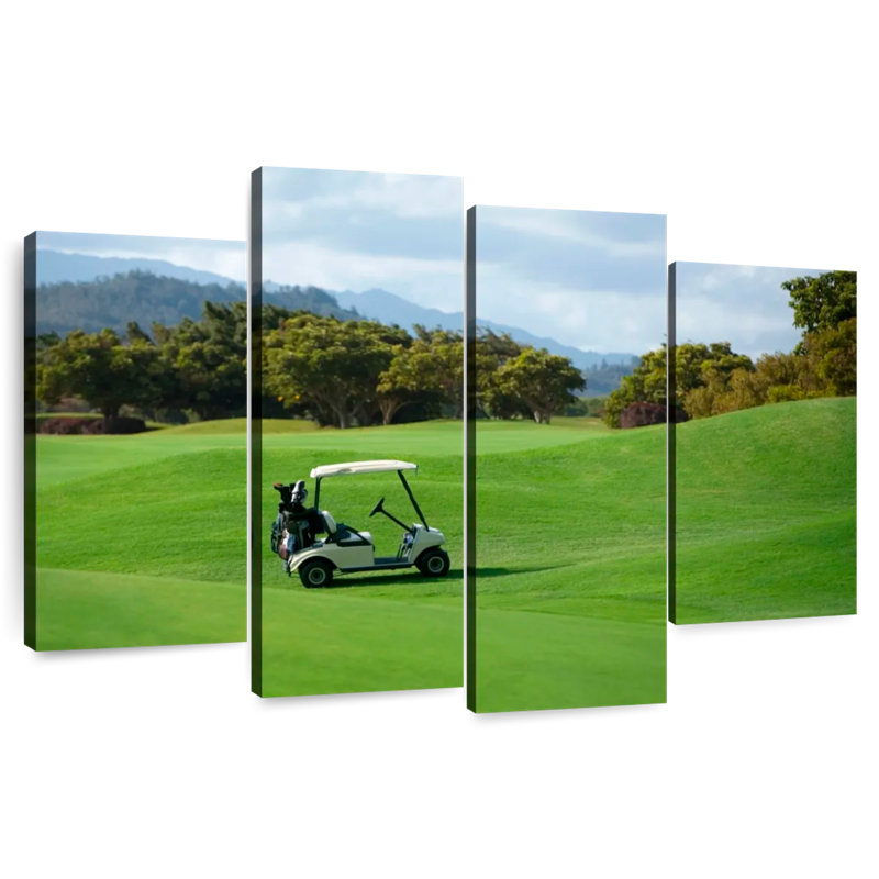 Golf course cart Sireci, H 32 po x l 52 po