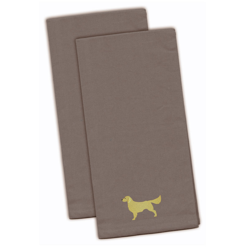 Serviette de cuisine à broderie à broderie extracteur, Gris, H 28 po x l 19 po x P 0,1 po