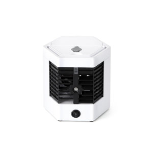Black+decker Desktop Air Cooler and Portable Fan, 3-Speed Evaporative Air Cooler with 450ml Water Tank, Mini Cooler Works Up to 7 Feet, Air Cooler Fan