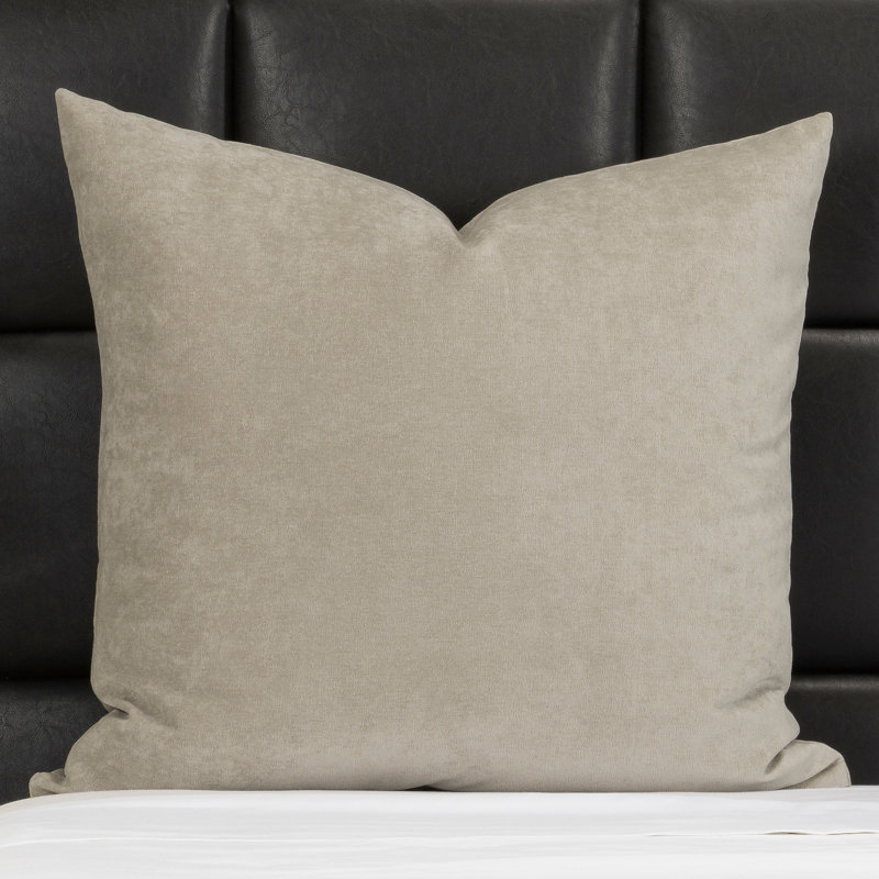 Wein Throw Pillow Cover & Insert, Coffee Bean, Rectangle 12"H x 21"W, Feather