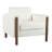 Elara Modern Oversized Upholstered Accent Chair with Curved Handrail and Wooden Legs-2106457575