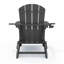 Chaise Adirondack extérieure pliable réglable en PEHD avec repose-pieds et porte-gobelet double-2108222976