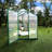 6X4 Ft Windproof Greenhouse - Heavy Duty Aluminum With Polycarbonate Panels All Season For Outdoor Backyard, Protected, Spacious Walk-In Drainage Frame Seasons Windproof, , Good System Terrace Garden