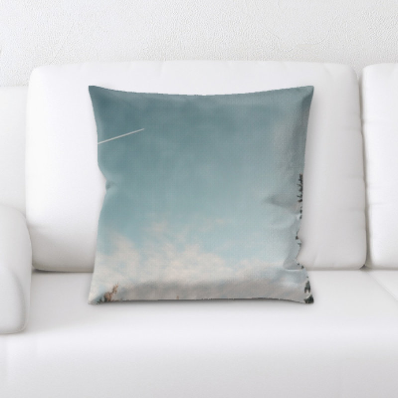 Microsuede Reversible Throw Pillow