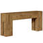 Table d'appoint rustique, console élégante en bois