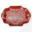 Porcelain Tray Crimson Courtyard
