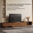 Roanoke 78"-103" Retracted Extendable TV Stand -Wood TV Console Media Cabinet with Storage,Walnut