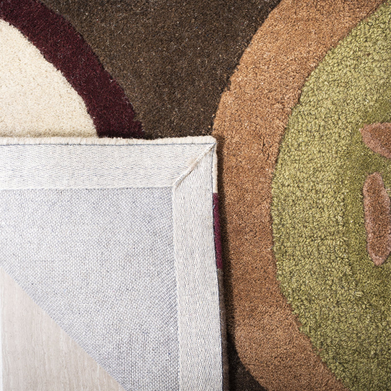 Soho Hand Tufted Wool Geometric Rug, Runner 2'6" x 8'