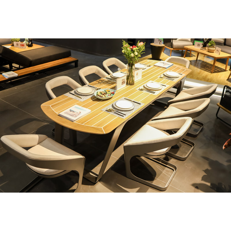 Outdoor 9 - Piece Dining Set with Cushions