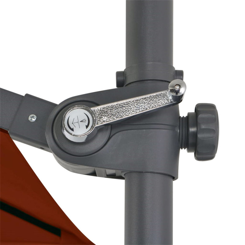 Jaxton 250cm Cantilever Parasol, Brown