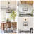 4-light Farmhouse Chandelier